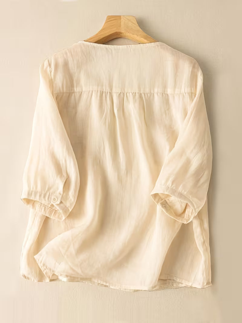 Pure Cotton Comfort Wear Embroidery Top