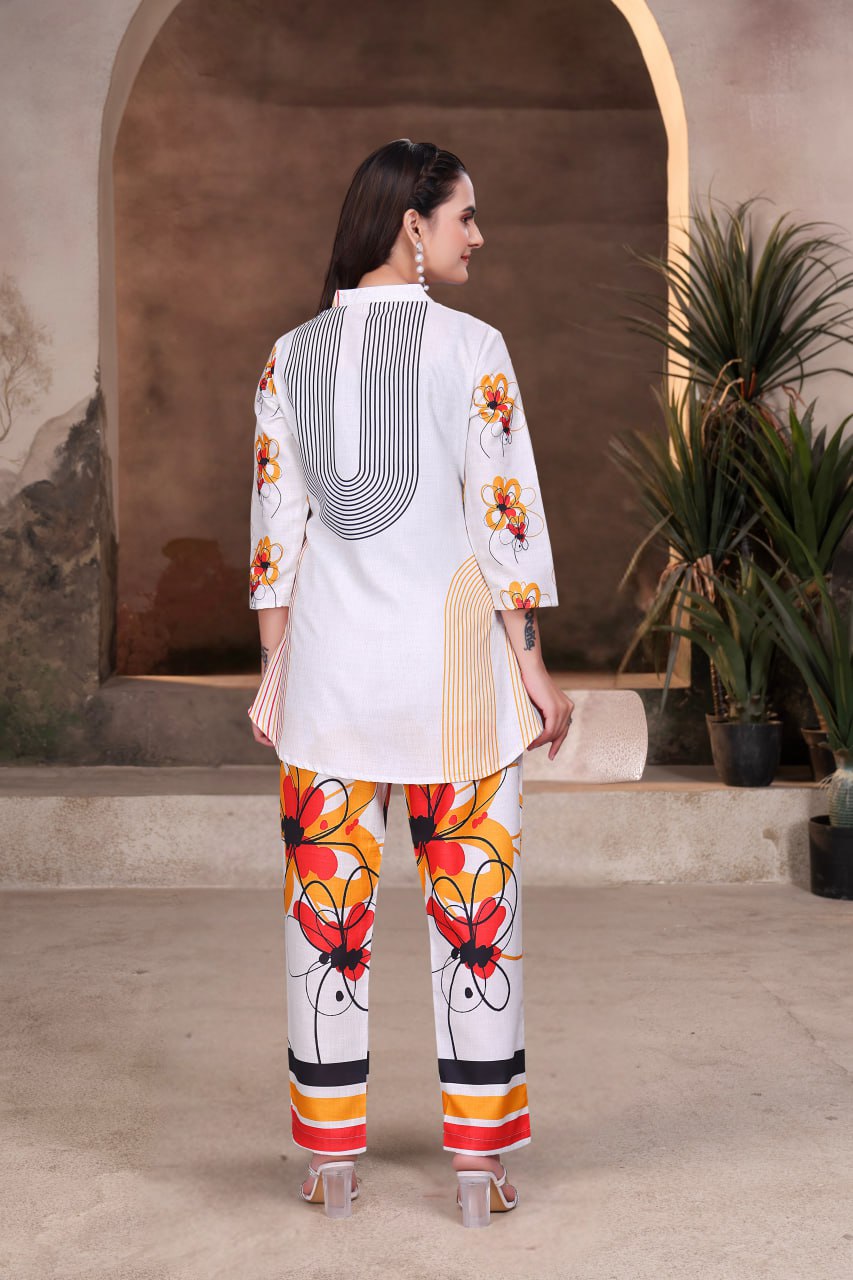 Premium Digital printed co-ord set For Women's