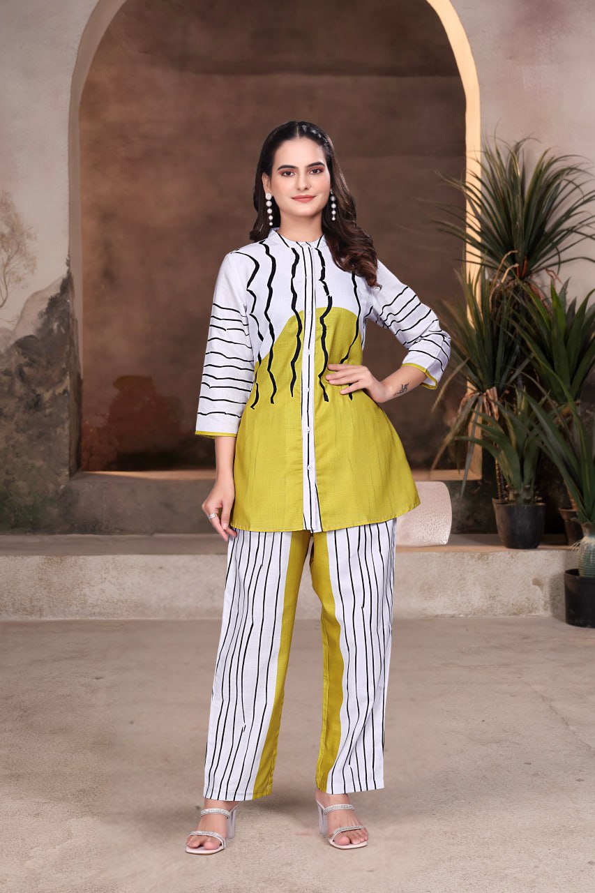 Premium Digital printed co-ord set For Women's