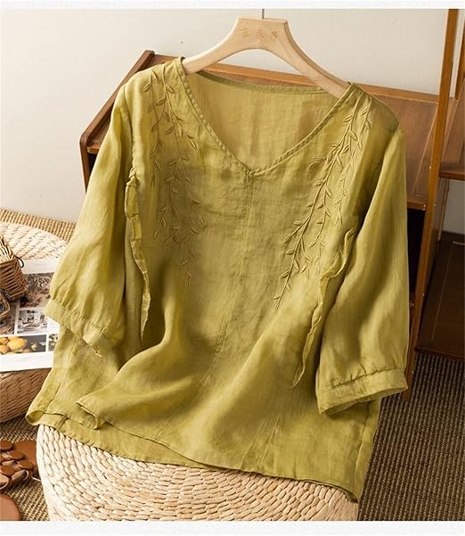 Pure Cotton Comfort Wear Embroidery Top