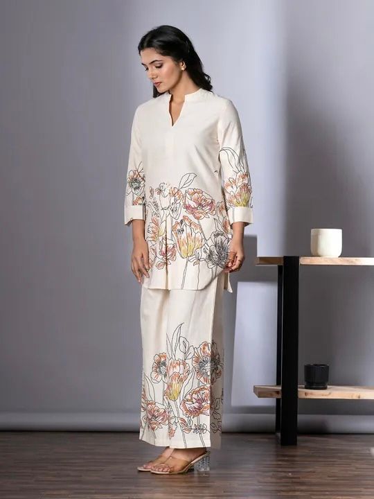 Floral Comfortable Cotton Co-ord Set