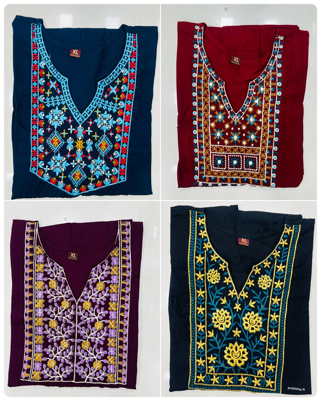 Elegant Embroidery Comfortable Tunic Short Top