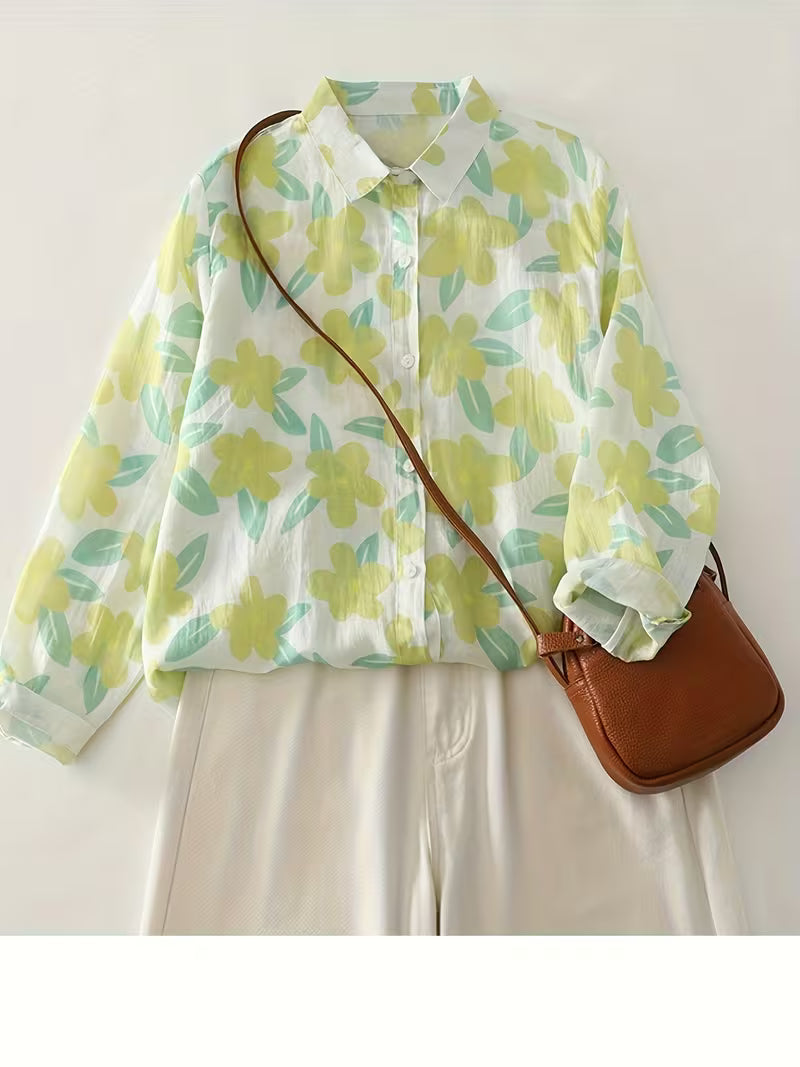 Premium Soft Cotton Digital Print Shirt..🌿🌿