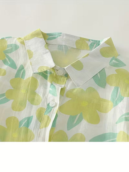 Premium Soft Cotton Digital Print Shirt..🌿🌿