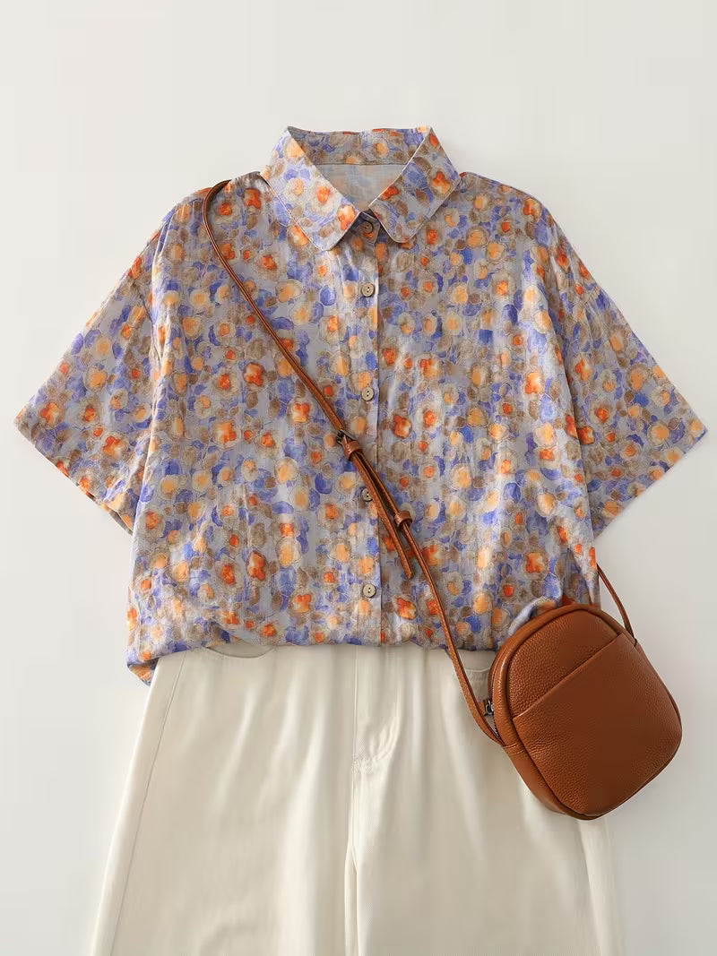Premium Comfort Fit Cotton  Printed Women’s Shirt..✨