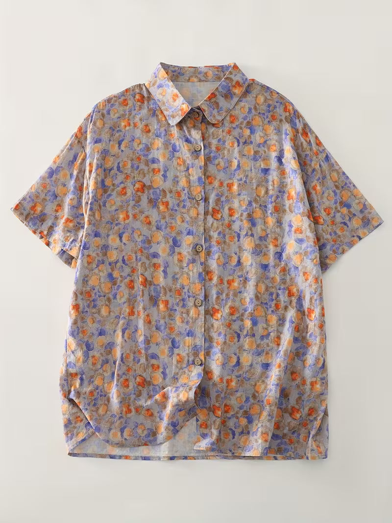 Premium Comfort Fit Cotton  Printed Women’s Shirt..✨