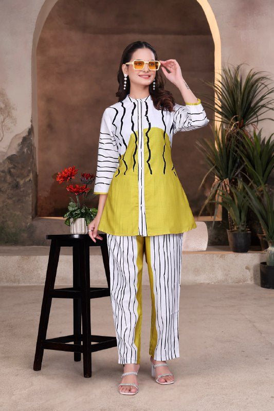 Premium Digital printed co-ord set For Women's