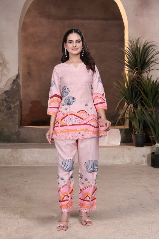 Premium Digital Printed Co-Ord Se
