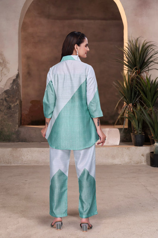 Premium Digital printed co-ord set For Women's