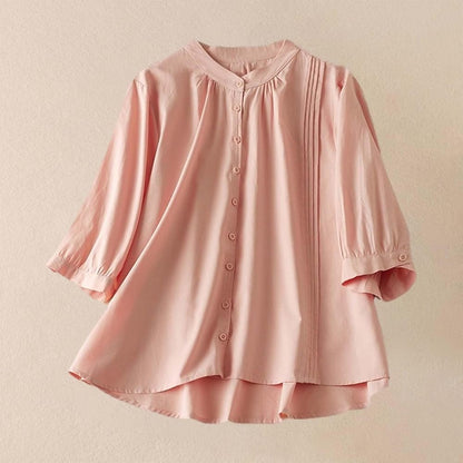 Stylish Pure Cotton Pleated Design Casual Shirt..✨✨