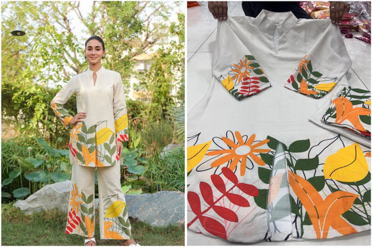 Garden Glow Cotton Co-Ord Set